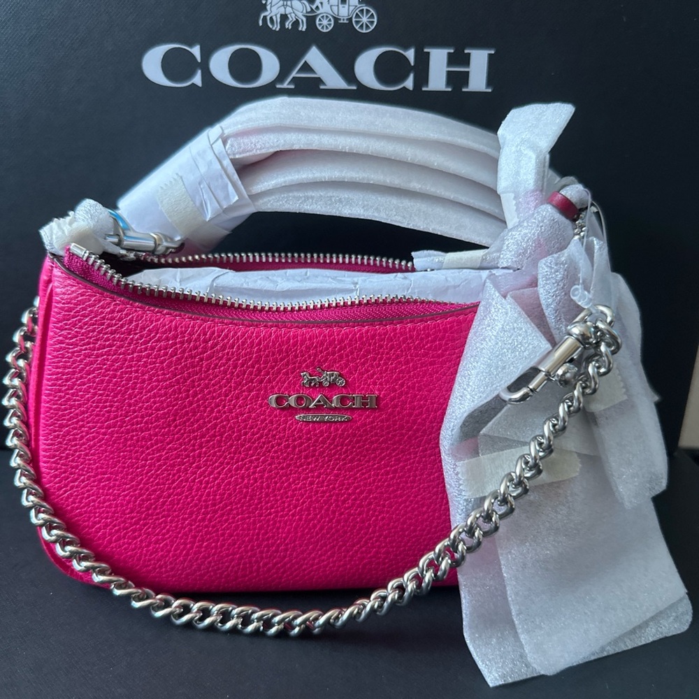 NWT coach!! Teri Mini Crossbody Bag With Palm Tree Charm - Picture 2 of 8
